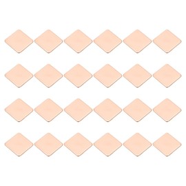PATIKIL Copper Heatsink Pad Shims, 24 Pcs 20x20x1.2mm Copper Pad Shim IC Chipset GPU CPU Thermal Heatsink for Cooling Laptop Desktop Computer