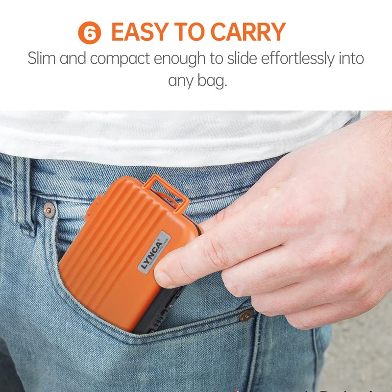 24 Slots Memory Card Case Water-Resistant & Anti-Shock Memory Card