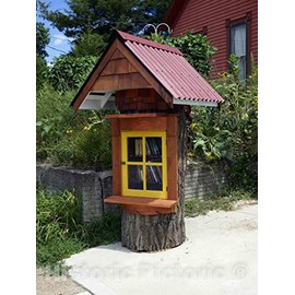 Historic Pictoric Photo - A Birdhouse Library in Des Moines, Iowa. This and Similar Drop Boxes Allow Community Residents to Freely Leave and take Books of All descriptions 11in x 14in