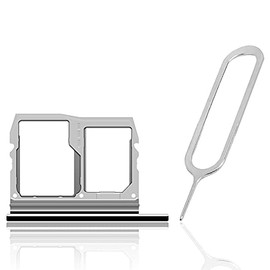 Lightweight Premium Portable SIM and Memory Card Tray Holder w/SIM Card Ejection Pin Compatible with LG V40 ThinQ V405QA7 Unlocked