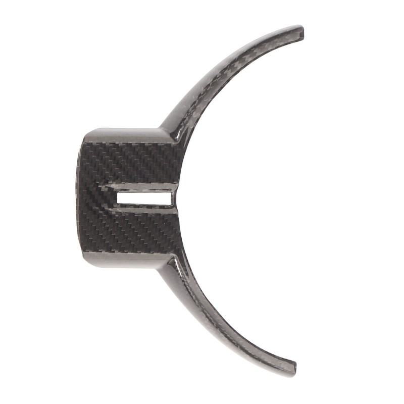 Car Steering Wheel Trim Genuine Carbon Fiber Interior Decoration Replacement