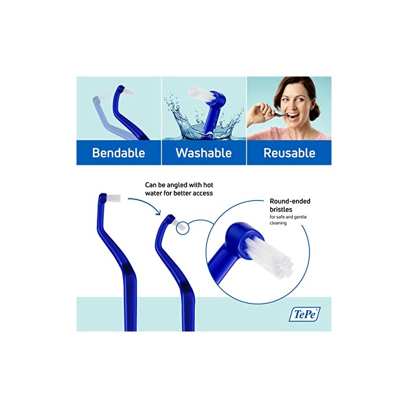 Cepillo TePe Universal Care, 1 ud., limpieza de brackets o