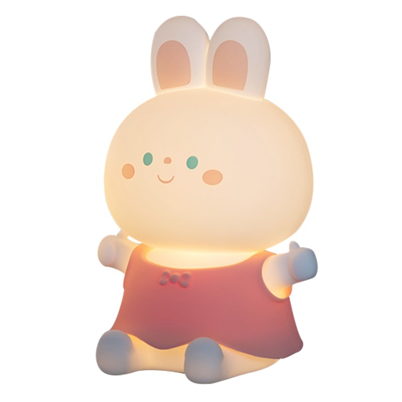 Soft Light Night Light Silicone 7 Color Changes Little Bunny