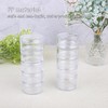 BEANPRECOY 5 Set 7 Layer Stackable Round Plastic Containers, Stackable