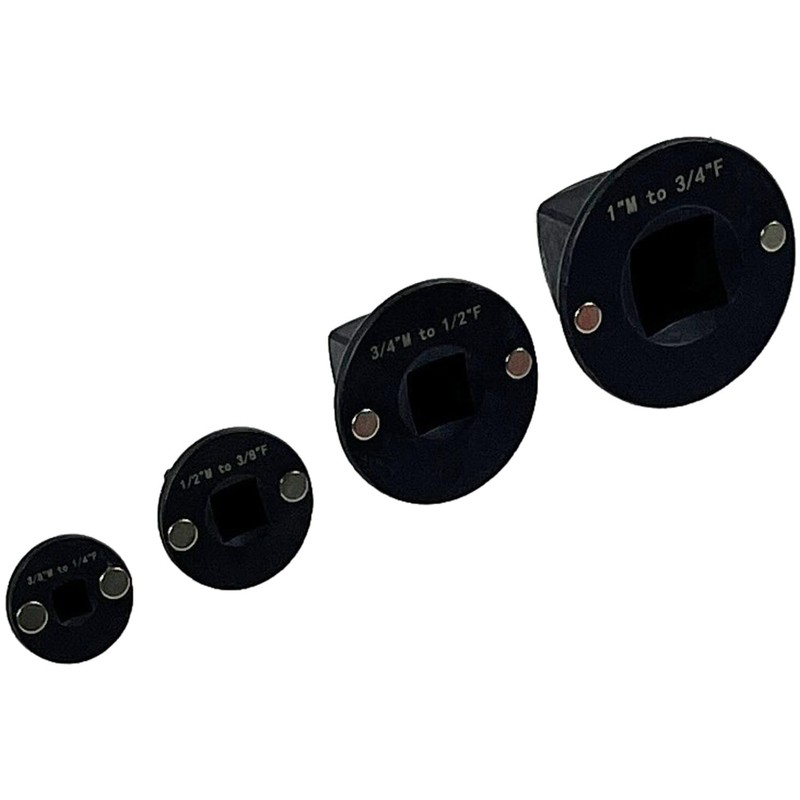 LLANNDER Low Profile Impact Socket Adapter Set, 4PCS Drive Ratchet