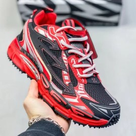 2026 Off-Season Cross-Border Leisure Sneaker Brown Yellow Thick Bottom Wind Mountaineering Cross-Border Torre Heightening MeshColor: Red, Shoe Size: 46