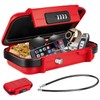 HUANLANG Portable Safe Lock Box, Beach Travel Safe Waterproof Small