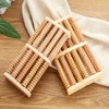 Wooden foot massager, foot acupressure, sole acupressure Stone foot acupressure plate 3ea
