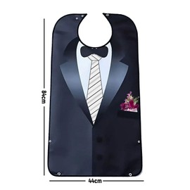 XDGBGFN Adult Bib - Waterproof, Reusable, Funny - Unisex - Blue, blue