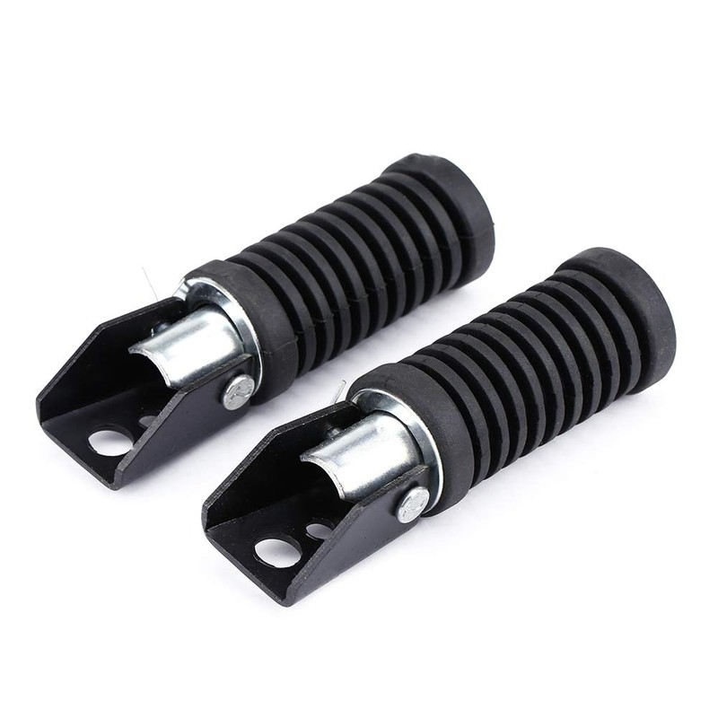 Tbest Motorcycle Foot Pegs GN 250 Black Rubber Rear For