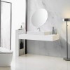 Llave Monomando Banna Acero Inoxidable Cascada Para Lavabo Acabado Brillante