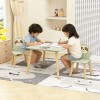Modern Kids Table Chair Set 2 Sloth Chairs MDF Toddler