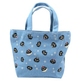 Friends Hill RW-254-138 Santa Nekoman Mini Tote, Blue