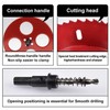Auniwaig Bimetal 8.58" Hole Saw 220mm Professional Stainless Steel Drill