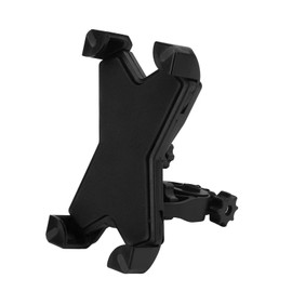 Bike Phone Holder, Bicycle Scooter Handlebar Phone Cradle Clip, 360° Rotatable Adjustable Motorcycle Phone Mount, Aluminum Handlebar Mounted Phone Clip for 2.3‑3.5in Width (New Eagle Claw Phone Holder (Black))