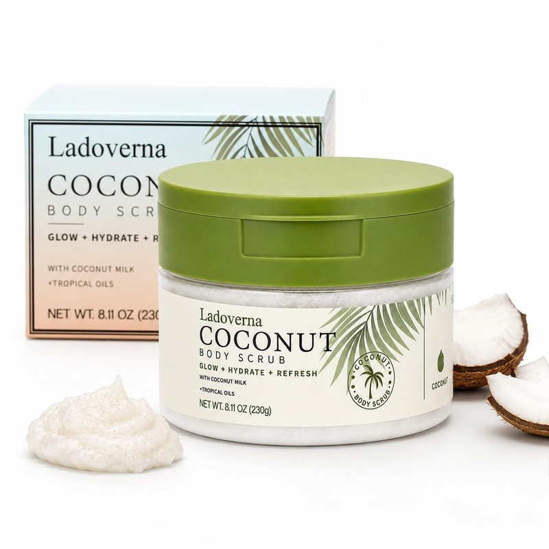 Exfoliante corporal de azúcar y esmalte con tapa abatible (8.11