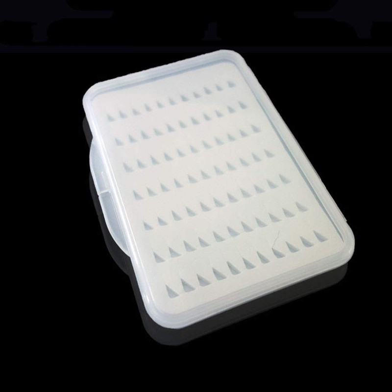 ANCLLO Super Large Capacity Slim Foam Fly Boxes Clear Lid