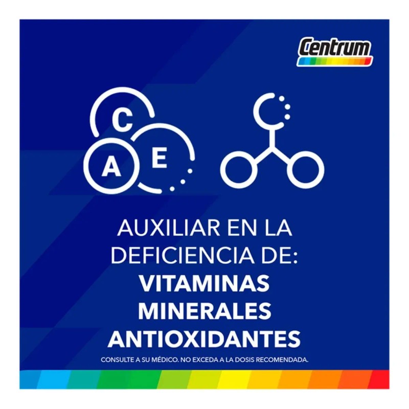 Multivitamínico Gender Hombre Vitaminas Tabletas Centrum