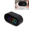 Digital Clock LED Alarm Big Digits Color Display Dimmable Adjustable