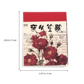 Artibetter 1 Book 365 Sheets Vintage Scrapbooking DIY Material Paper Journal Diary DIY Embellishment Supplies for Scrapbooking and Crafts