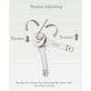 QBOSO Heavy Duty Lid Stay Hinges Folding Lid Support Hinge,Perfect
