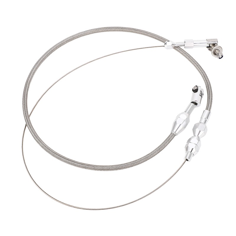 24in Throttle Cable Stainless Steel Flexible Easy Installation Throttle Wire