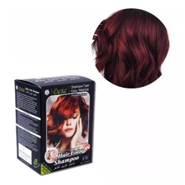 Dexe Shampoo Con Tinte Instantáneo Facil Hogar  Color Rojo