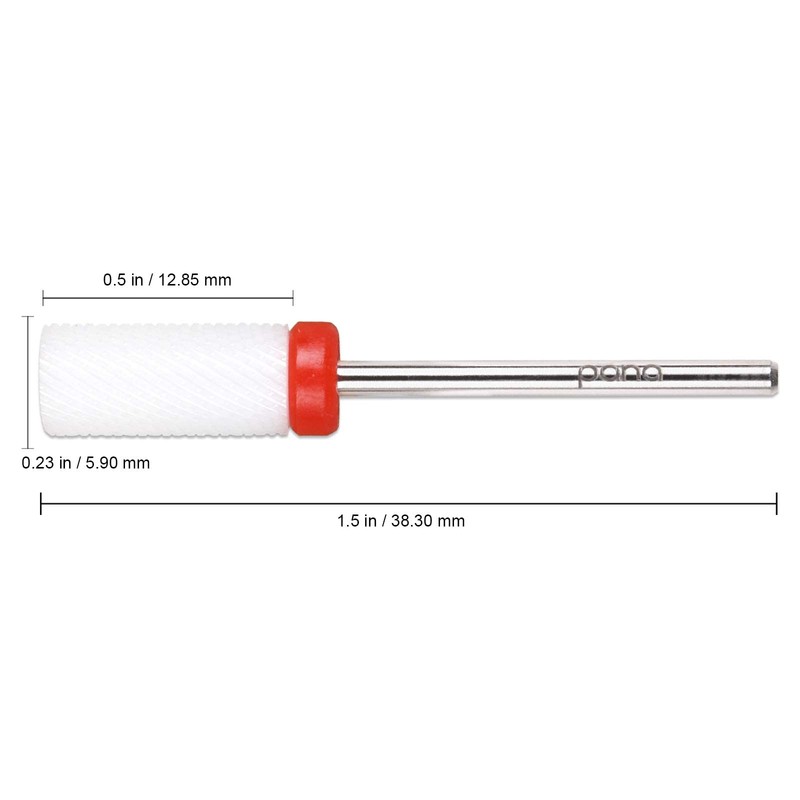 PANA Flat Top Small Barrel 3/32" Ceramic Bit - Fine