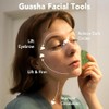 Facial Roller & Gua Sha Real Golden Stone - Anti-Wrinkle,