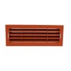 Kair Terracotta Airbrick Grille with Surround for 204mm x 60mm