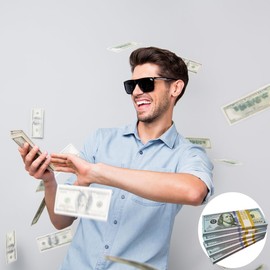 Play Money Dollar, Full Print Old Style Dollars, Copy Money, Play Money Set for Children Shop, Cash Pretend Casino Accessories, Film Play Banknotes Toy, 120 Sheets ($100)