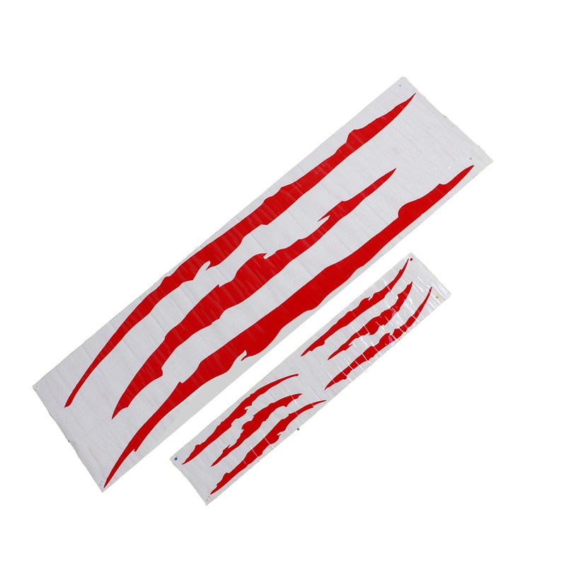 2Pcs Car Hood Cover Sticker Claw Mark Style Universal Engine