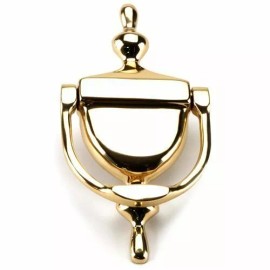 Brainerd 6" X 3" Solid Brass Door Knocker 655Xc