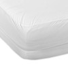 100% Waterproof Zippered Mattress Protector 15" deep Pocket Encasement Style,