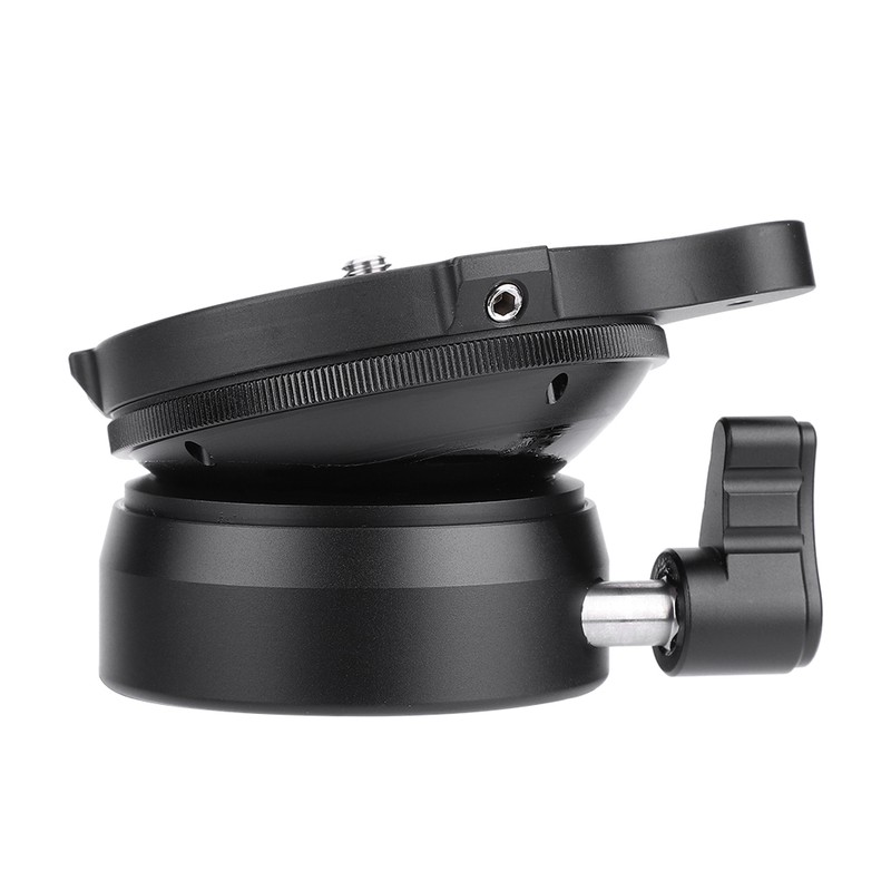 DY-60N Tripod Head Leveling Base Leveler Adjusting w/ Bubble Level