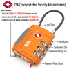 TSA Approved Luggage Lock, DSL Pack of 2 Travel Combination