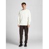JACK & JONES Male Sweatshirt Classic, White (White/Reg Fit)
