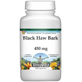 TerraVita Black Haw Bark - 450 mg (100 Capsules, ZIN: 518771) - 3 Pack