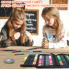 NICETY 128 Acrylic Paint Markers, Dual Tip Brush Paint Pens