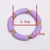 1pcs Colorful Acrylic Bamboo Tube Bending Tube Elasticity Bangles Bracelet