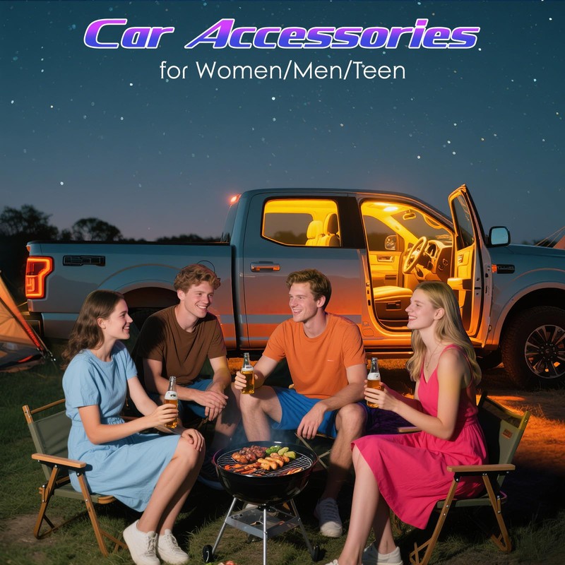 Winzwon Led Lights for Car Accessories Interior, Christmas Stocking Stuffers