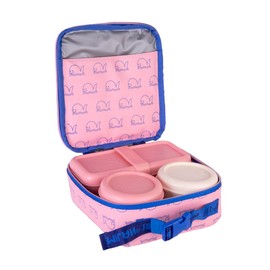 MILAN® Insulated Lunch Bag (3.9L) with 3 Lunch Boxes, 460 Since 1918, Pink