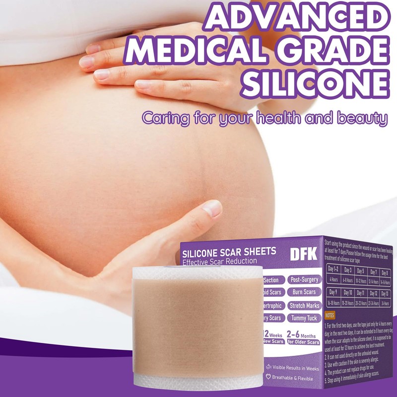 Silicone Scar Sheets, Silicone Scar Tape, Reusable Professional Scar Silicone