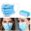 Blue Disposable Three-Layer Face Protector, Anti-Dust, Anti-Odour, Anti-Pollen, Product 50_pcs