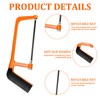 Hacksaw,Hacksaw for Metal Cutting,Adjustable Angle Metal Saw,Heavy Duty Hack Saw,with