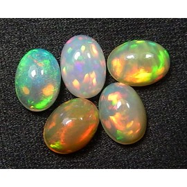 Myhealingworld AAA Quality Calibrated Natural Ethiopian Opal Mix Size Box, BOX 2 - (5x7 = 5 stone), Gemstone, ethiopian opal