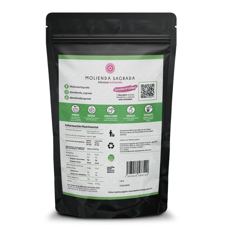 Molienda Sagrada Té Estreñimiento, 200 g, Herbal, 1 piezas