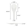 Thunder Group 10-1/2-Inch Plastics Rice Spatulas, Jumbo, White