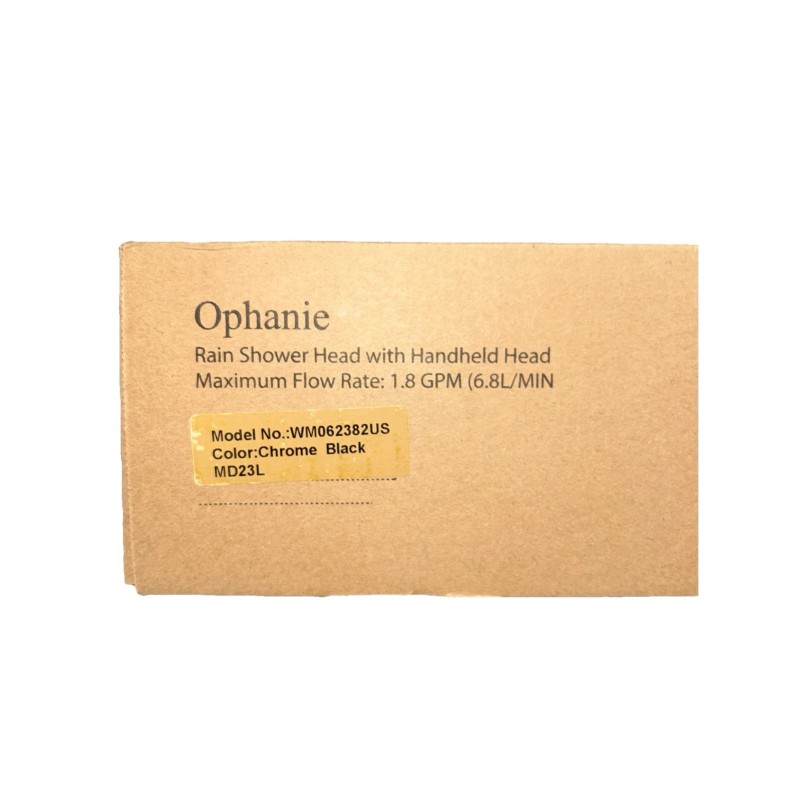 OPHANIE 12 Inch Rain Shower Head with Handheld (Chrome) Free