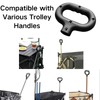 Trolley Handle for Camping Wagon/Beach Shopping Cart Wagon Cart Push